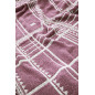 plaid rose framboise coton recycle motif ethnique madam stoltz plaid rose framboise coton recycle motif ethnique madam stoltz