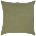 iblaursen housse coussin lin une vert carre 50 x 50 cm