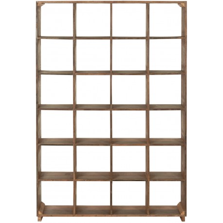 etagere cuisine bois fonce recycle 24 cases casiers niches ib laursen