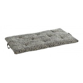 matelas boho banquette coton imprime noir madam stoltz