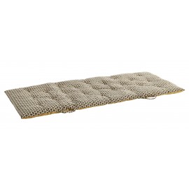 matelas de sol boho imprime jaune double face madam stoltz