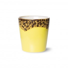 hk living tasse mug a cafe jaune gres solar