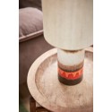lampe de table ceramique orange vintage retro hkliving