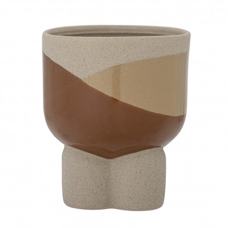 petit cache pot design marron bloomingville iness