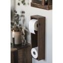 porte papier toilette mural reserve rouleaux bois fonce ib laursen