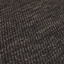 tabouret design rond textile marron brun metal hubsch