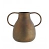 vase rustique ancien metal cuivre deux poignees madam stoltz