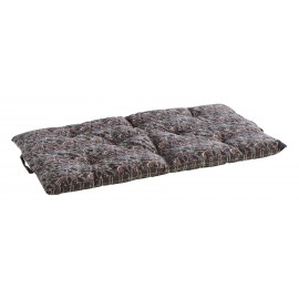 matelas de banquette gris reversible carreaux fleurs madam stoltz