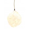 madam stoltz abat jour suspension papier deforme ecru colore