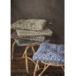 galette de chaise boheme imprime vert boho madam stoltz
