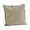 coussin boho chic imprime vert olive madam stoltz
