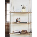 etagere murale suspendue corde de jute madam stoltz