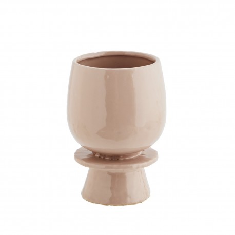 cache pot rose gres sur pied madam stoltz