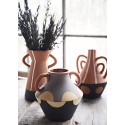 vase terre cuite peinte main decoratif madam stoltz
