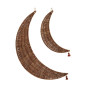 decoration murale lune rotin tresse madam stoltz decoration murale lune rotin tresse madam stoltz