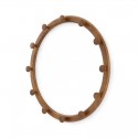 portemanteau mural design rond modulable bois fonce umbra slinka