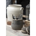 pot de fleur vintage texture gris ceramique ib laursen