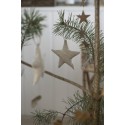 decoration sapin noel etoile coton blanc textile ib laursen