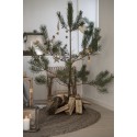 decoration sapin noel etoile coton blanc textile ib laursen