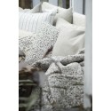 housse coussin noir blanc petites fleurs coton ib laursen