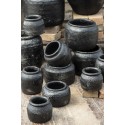 pot pour plante beton noir ciment rustique ib laursen