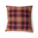 coussin carre carreaux retro vintage hkliving porch night orange