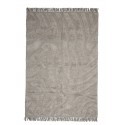 tapis de salon beige tufte coton bloomingville elaine