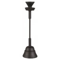 bougeoir rustique metal noir vintage ib laursen