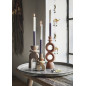 bougeoir graphique design bois sculpte acacia madam stoltz set 2 bougeoir graphique design bois sculpte acacia madam stoltz set 2