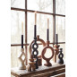 bougeoir graphique design bois sculpte acacia madam stoltz set 2 bougeoir graphique design bois sculpte acacia madam stoltz set 2
