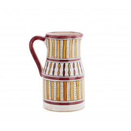 pichet ceramique peint colore artisanal traditionnel madam stoltz