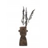 madam stoltz vase sculpture statuette humaine terre cuite