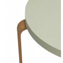 table basse ronde d appoint design coloree hubsch smile orange vert