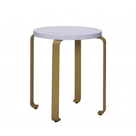 table basse a roulette tabouret colore bleu clair kaki hubsch smile