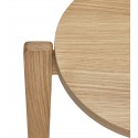 tabouret rond bois clair design scandinave hubsch always