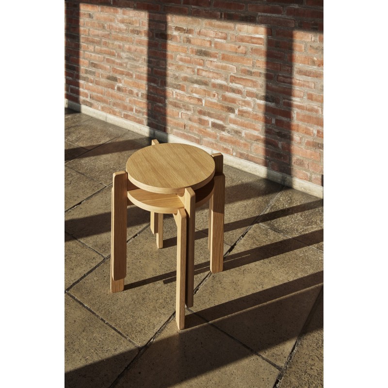 Tabouret bas style scandinave Hubsch - Sine Référence : CD_Tbr36B