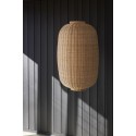 suspension design ovale rotin hubch scandinave