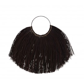 madam stoltz decoration murale fibres naturelles jonc de mer franges