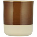 pot de fleur retro vintage marron beige ib laursen