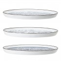 Assiettes peintes Bloomingville Molly set de 3