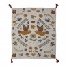 plaid enfant motif oiseaux papillons coton recycle bloomingville dorell