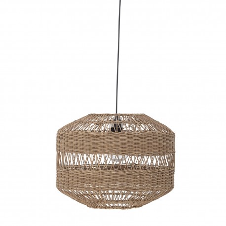 suspension retro vintage rotin ronde bloomingville ineza