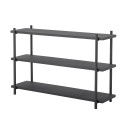 petite etagere a poser sur plan travail 3 tablettes noir bloomingville