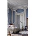 plaid coton laine beige naturel rayures pompons bloomingville giovanna