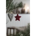 decoration de sapin de noel en textile etoiles multicolores ib laursen