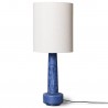 hk living abat jour lampe lin blanc ecru