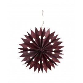 decoration murale etoile led lumineuse rouge madam stoltz
