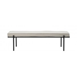 Banc tissu coton métal House Doctor