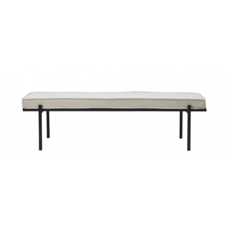 Banc tissu coton métal House Doctor