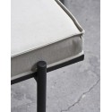 Banc tissu coton métal House Doctor